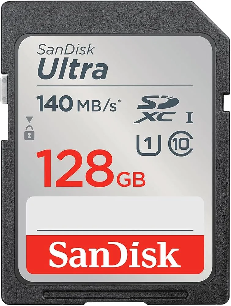 SANDISK ULTRA CAMERA SD CARD 128GB
