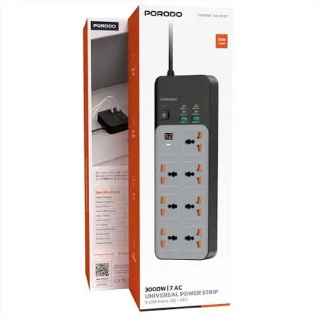 PORODO 6 PORTS POWER EXTENSION