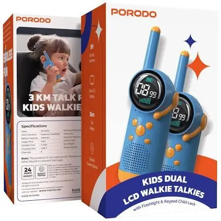 PORODO KIDS WALKIE TALKIE 446 MHZ