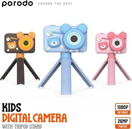 PORODO KIDS DIG CAMERA WITH TRIPOD