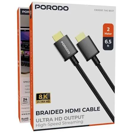 PORODO CABLE 8K HMDI 18M