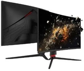 Porodo Gaming 27" 240Hz Curved Gaming Monitor Adjustable Rotating Stand