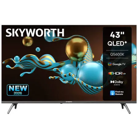 SKYWORTH 43 INCH QLED 2K GOOGLE TV 43E5520H