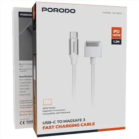 Porodo USB-C To Magsafe 3 Fast Charging Cable